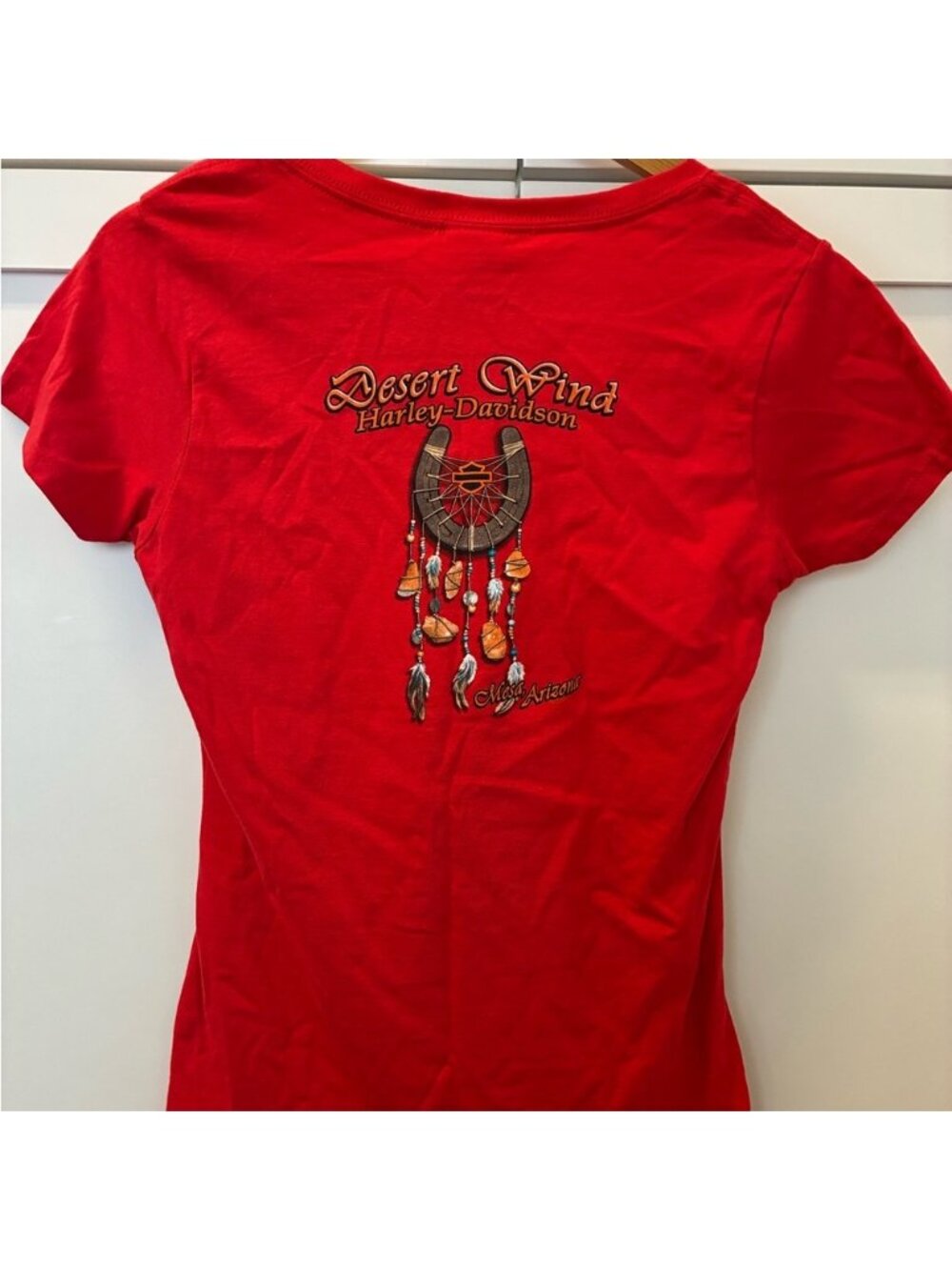 Women's Bold Red Tee - Picture 2 of 3